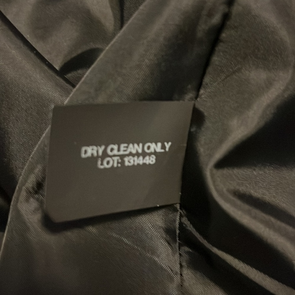 Black wool winter coat - Picture 7 of 9